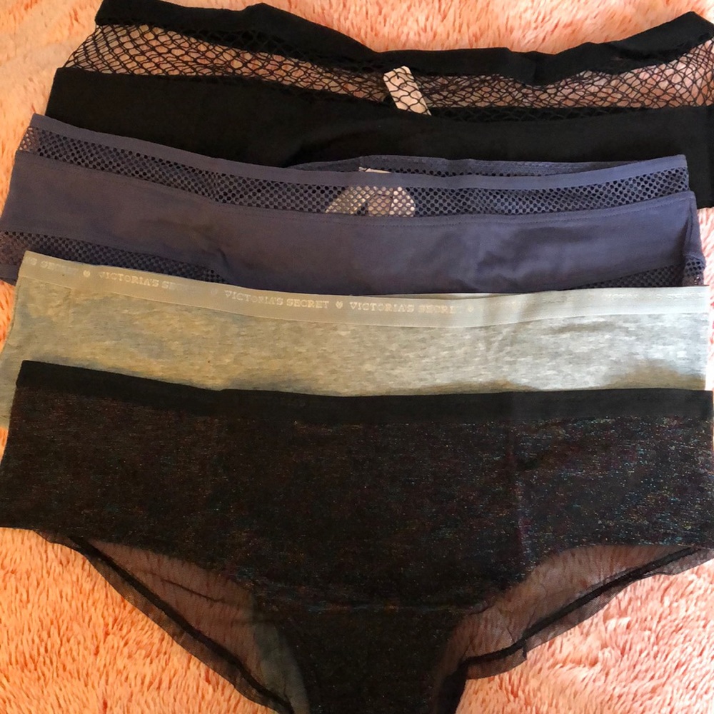 VICTORIA’S SECRET LOT OF 4 CHEEKIE PANTIES UNDERWEAR XL NWT!